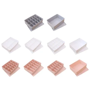 1/10/15 Gitter Aufbewahrungsbox Kunststoff Geteilt Schublade Schrank Organizer für Unterwäsche-