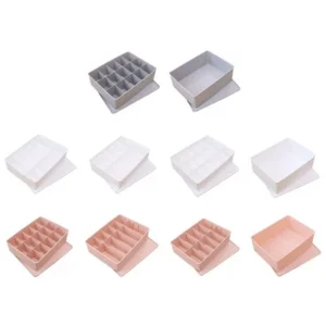 1/10/15 Grids Storage Box Plastic Divided Drawer Closet Organizer for Underwear